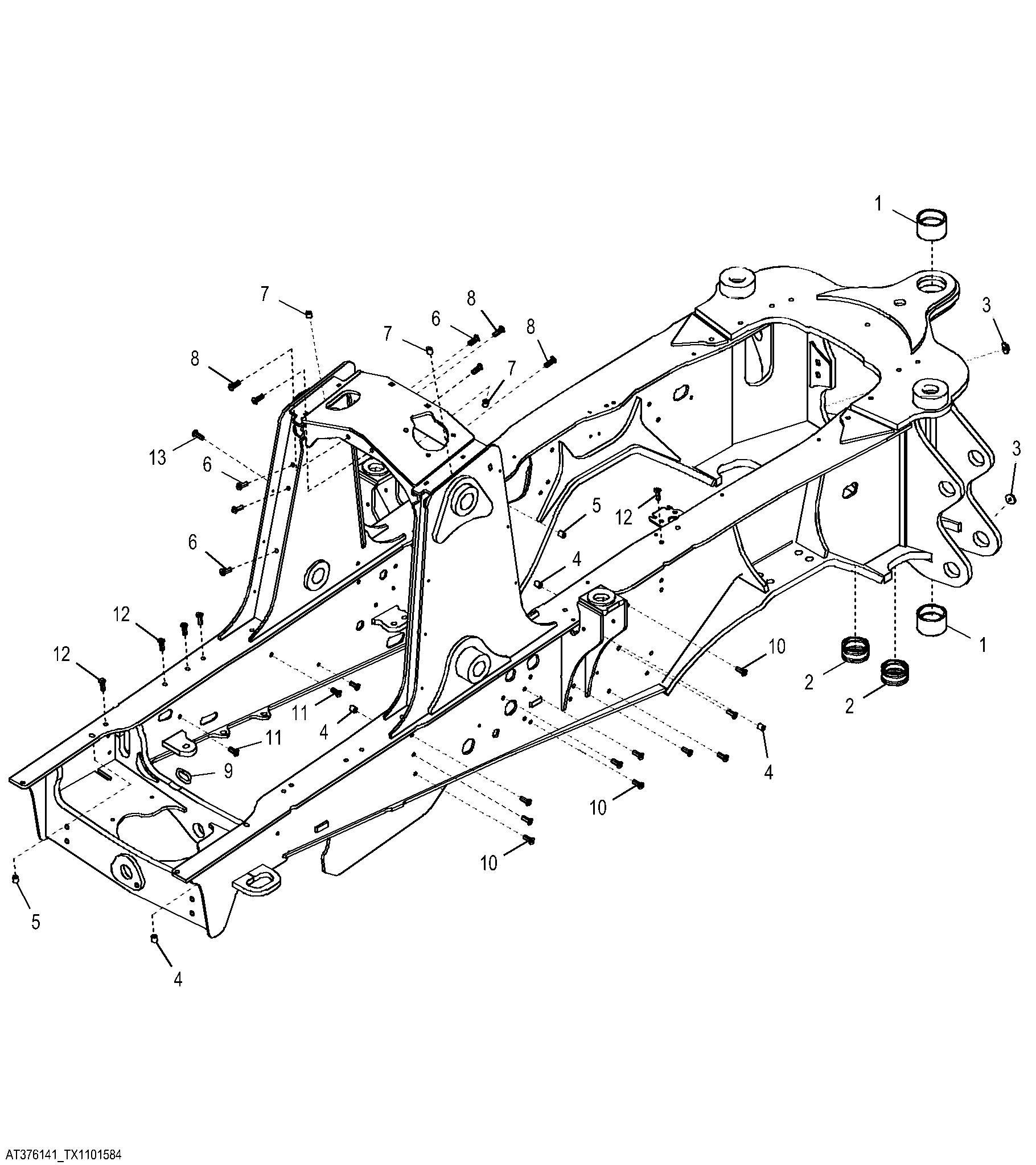 Mainframe with Mechanical Front Wheel Drive