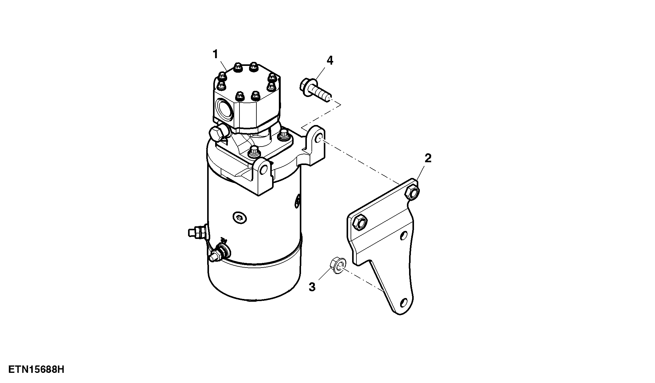 Secondary Hydraulic Pump, IVT™/e23™, 472 mm Differential Case