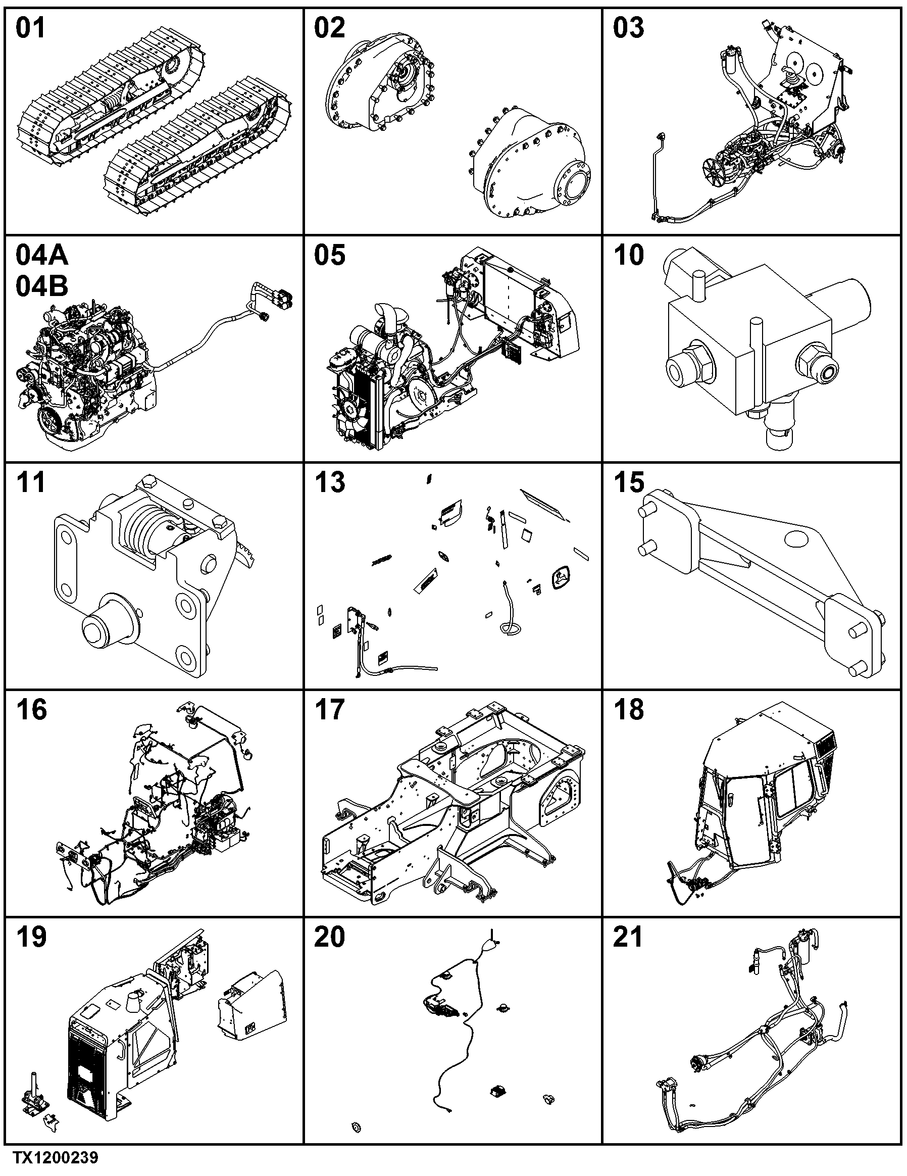 650K Crawler Dozer (PIN: 1T0650KX_ _F275978 - 303837)Engine 4045HT079