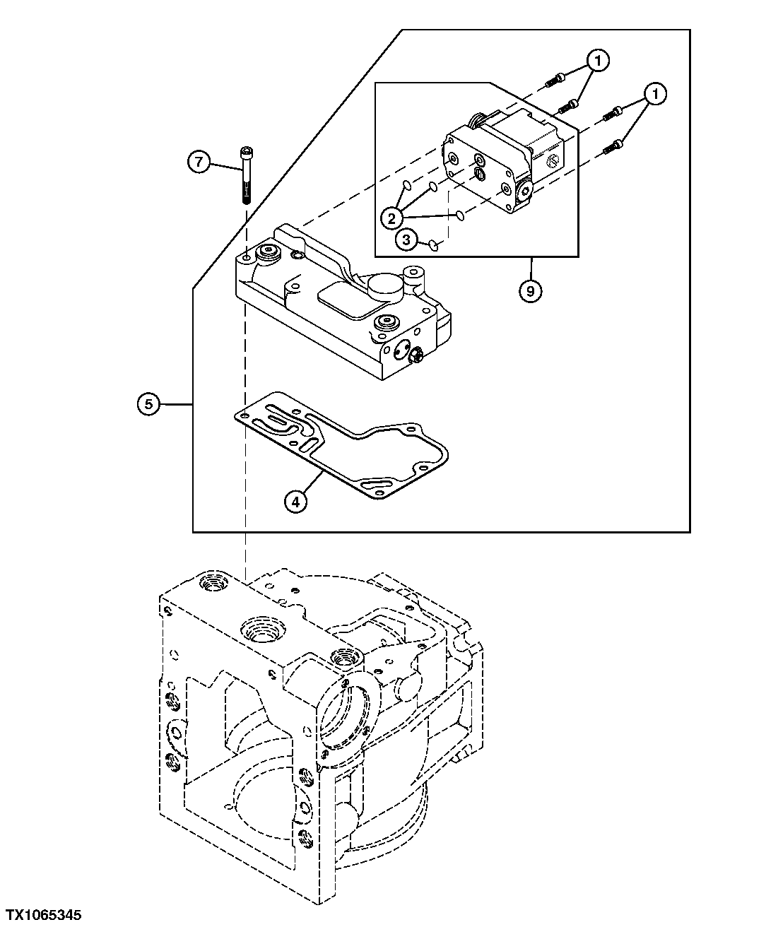 Hydrostatic Pump Displacement Control Valve