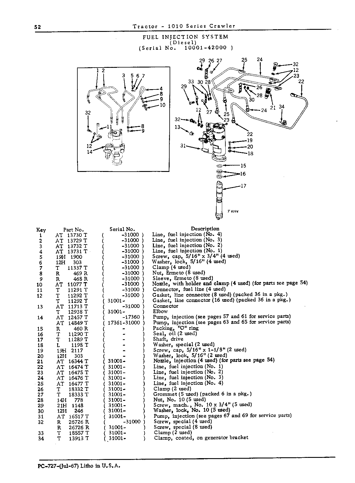 Injection pump, fuel