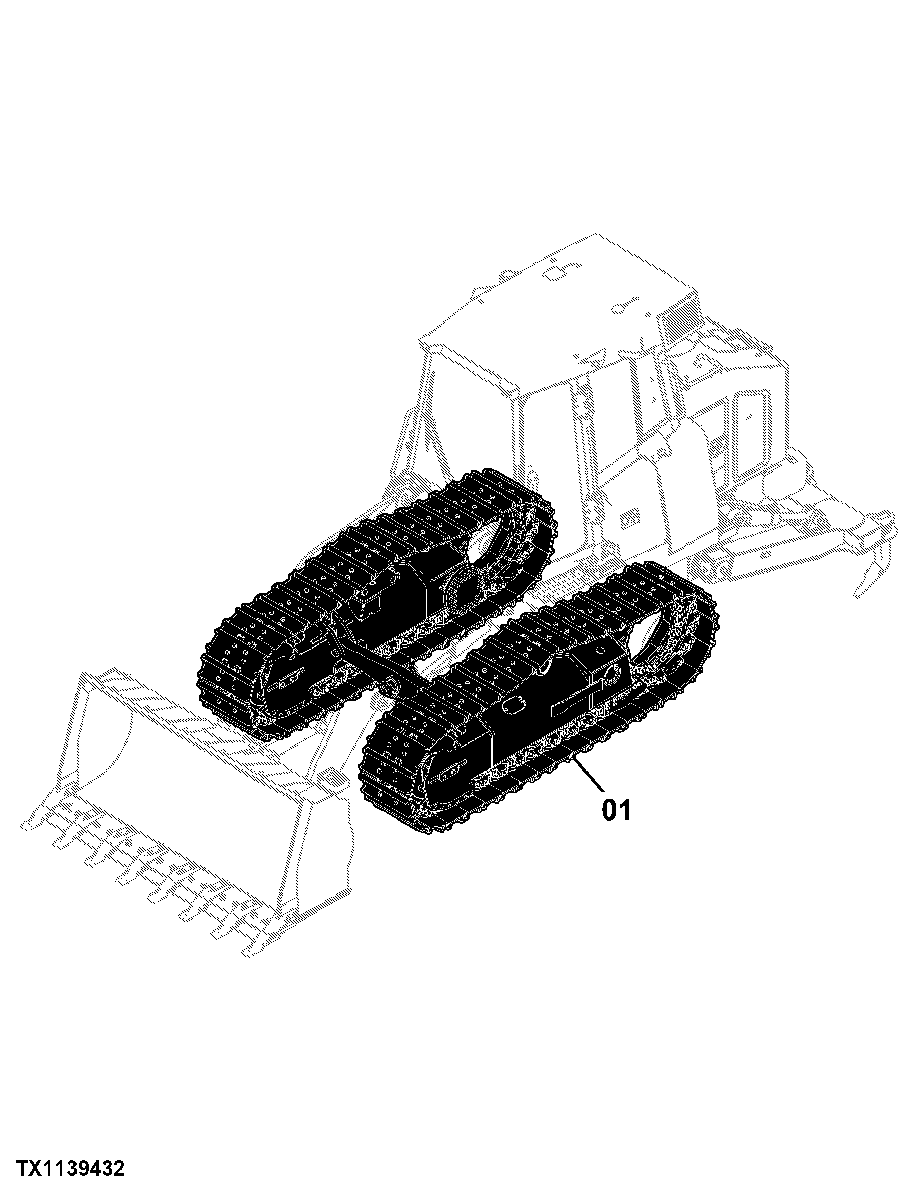 655K Crawler Loader (PIN: 1T0655KX_ _E233169-339325)