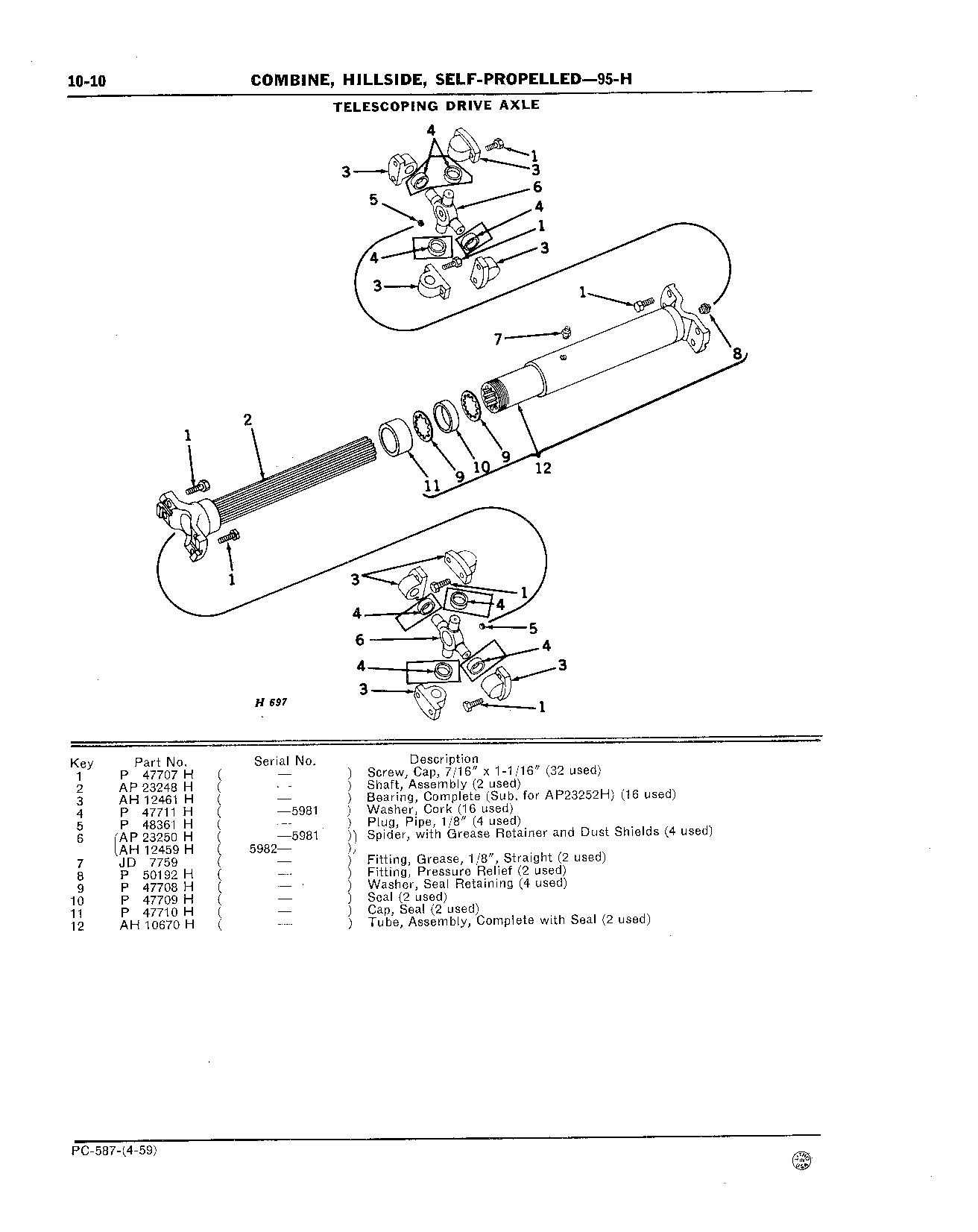 Axle, Drive (Telescoping)