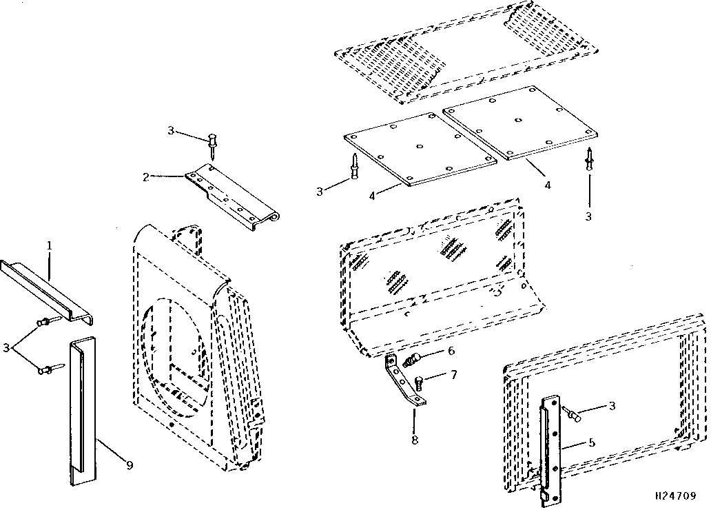 Engine Compartment Plate, Seals, Panels (Retro-Fit Cooling System) ( - 111900)