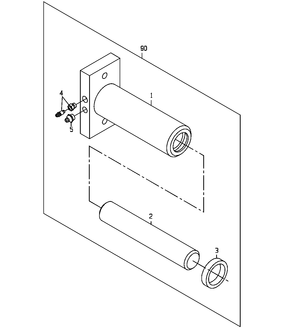 CYLINDER GP, ELEVATOR TENSIONER