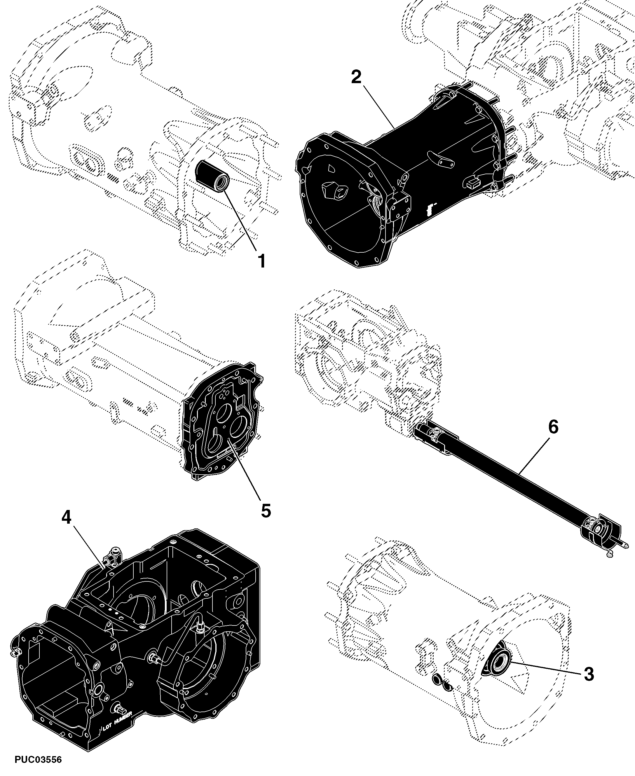 51 Drive Train 12X4 DC CST 30K High-Low PTO