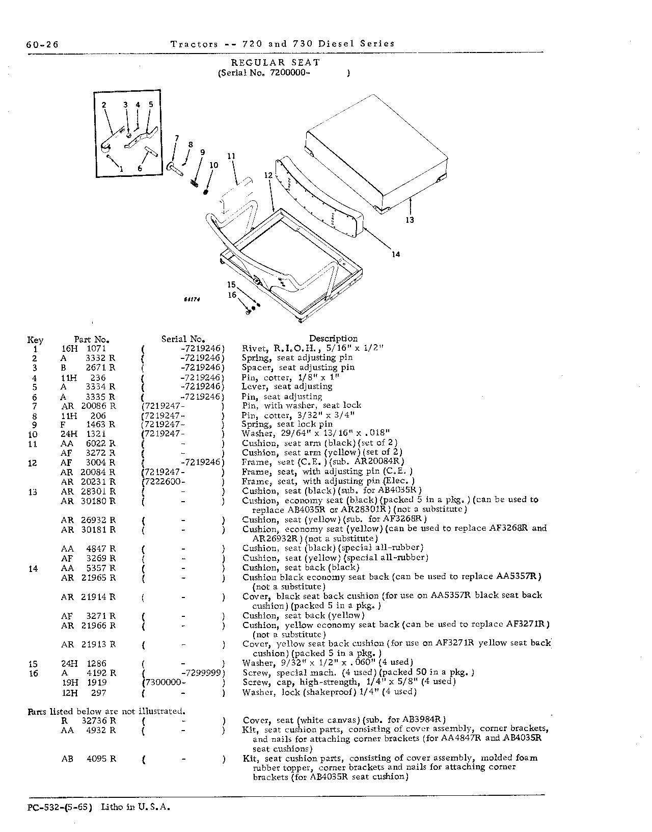Seat, regular