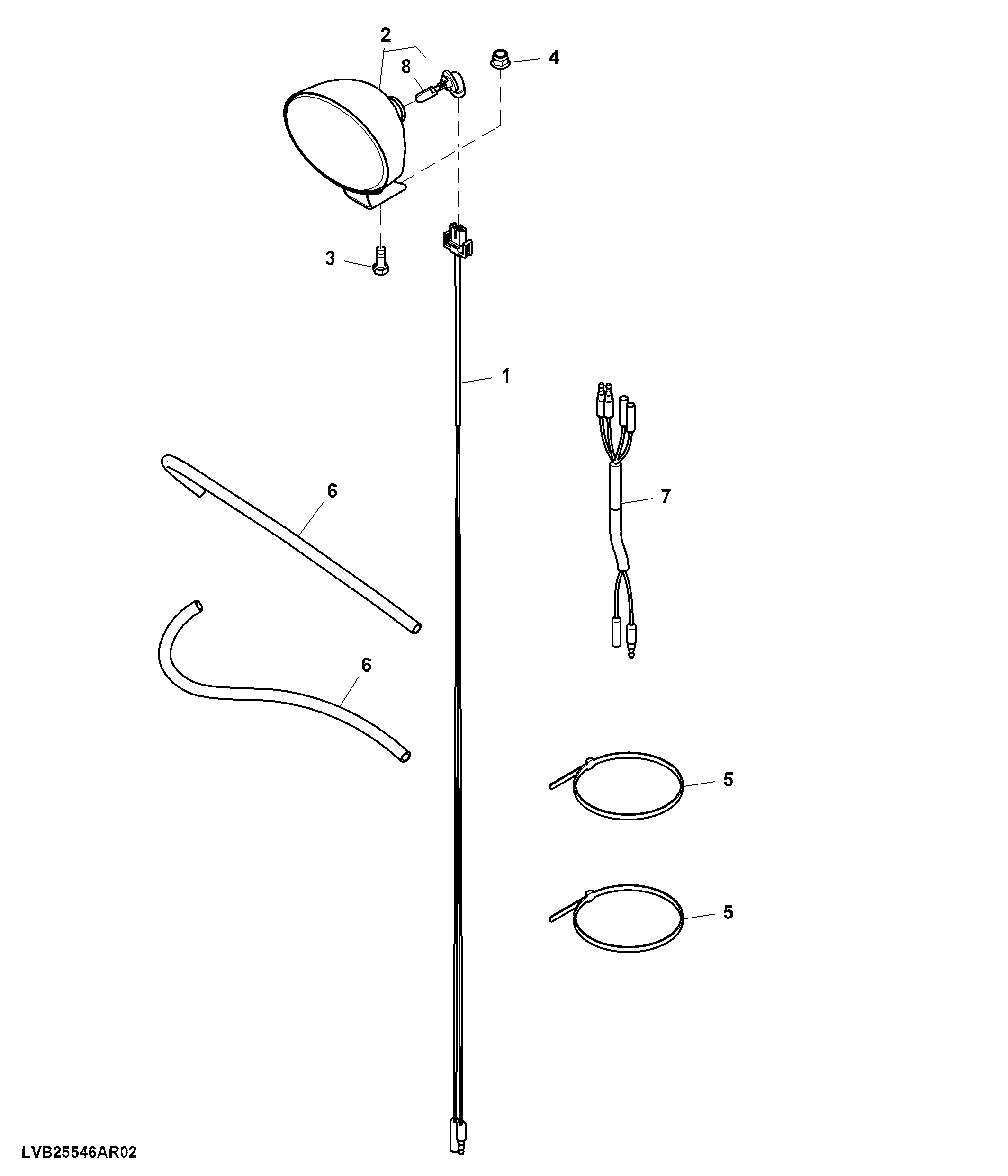 Auxiliary Light, Front (For USA and Canada only)