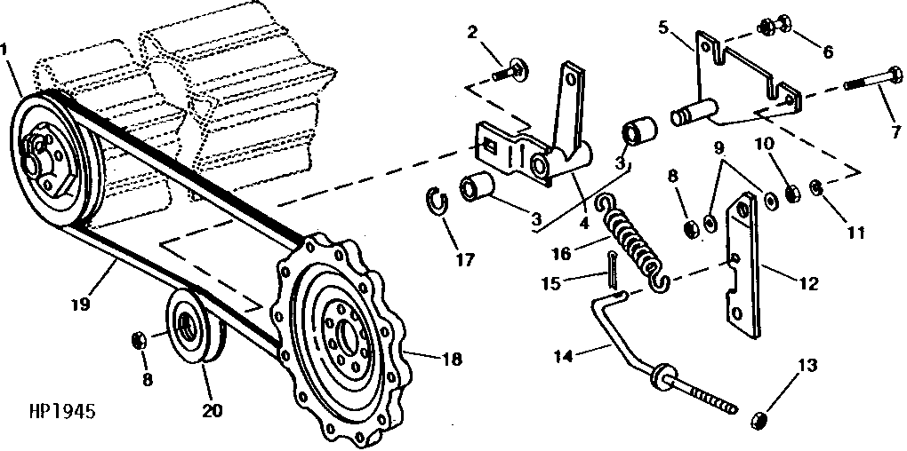 BEATER DRIVE (DUAL-RANGE CYLINDER DRIVE) (562901 - )