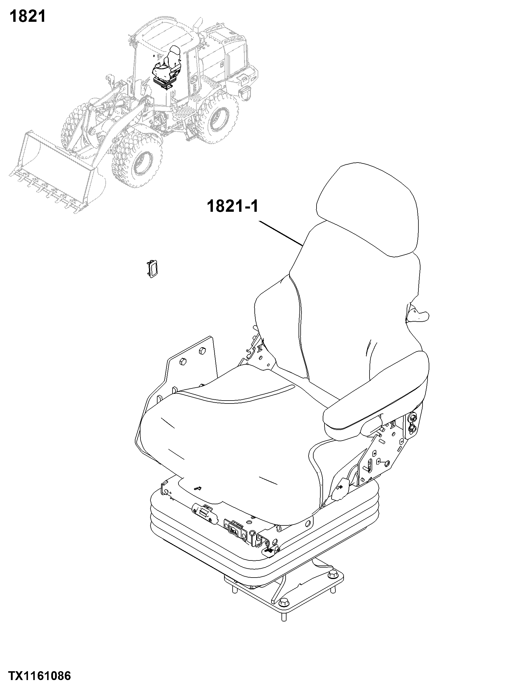 1821 Seat And Seat Belts