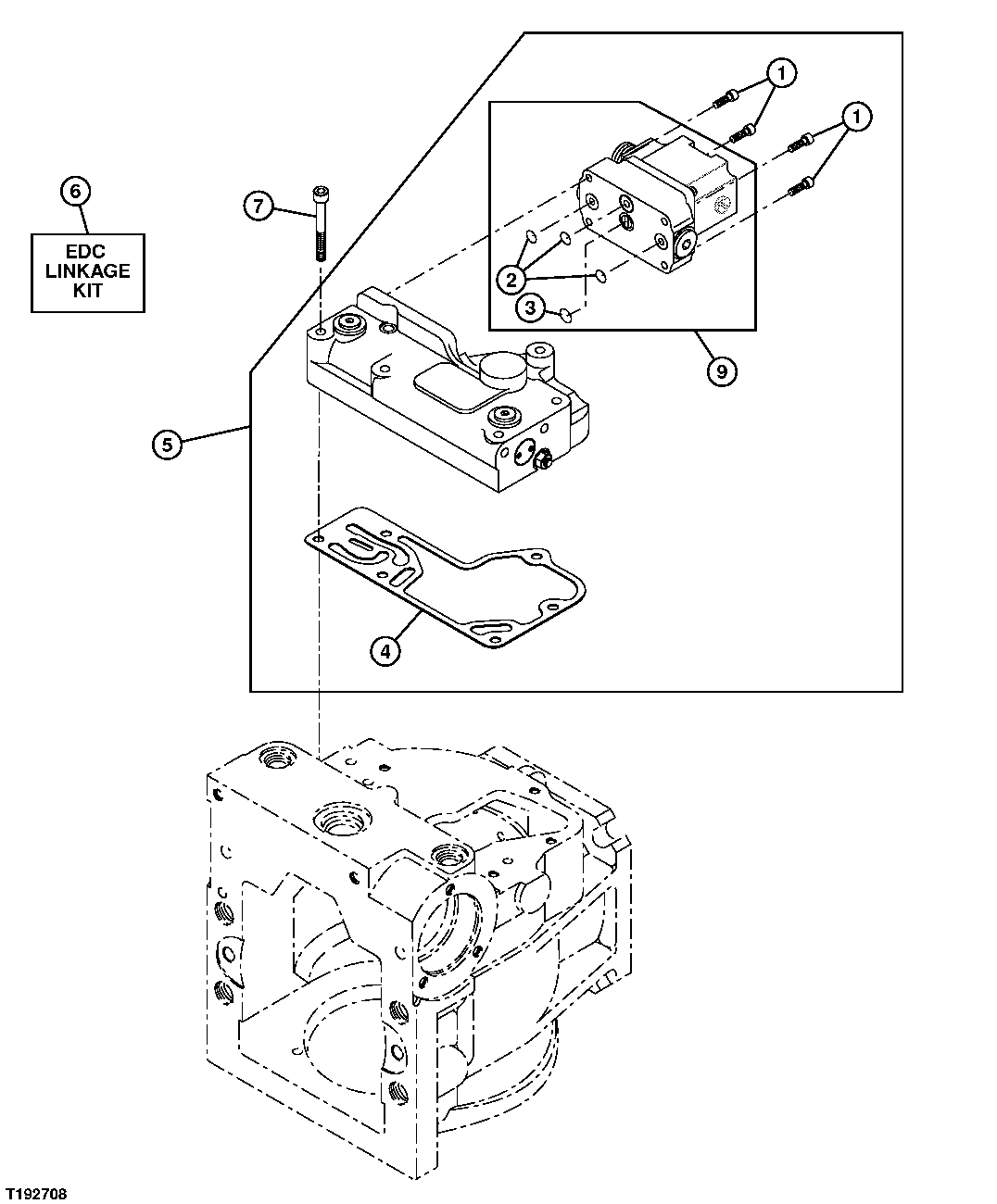 Hydrostatic Pump Displacement Control Valve