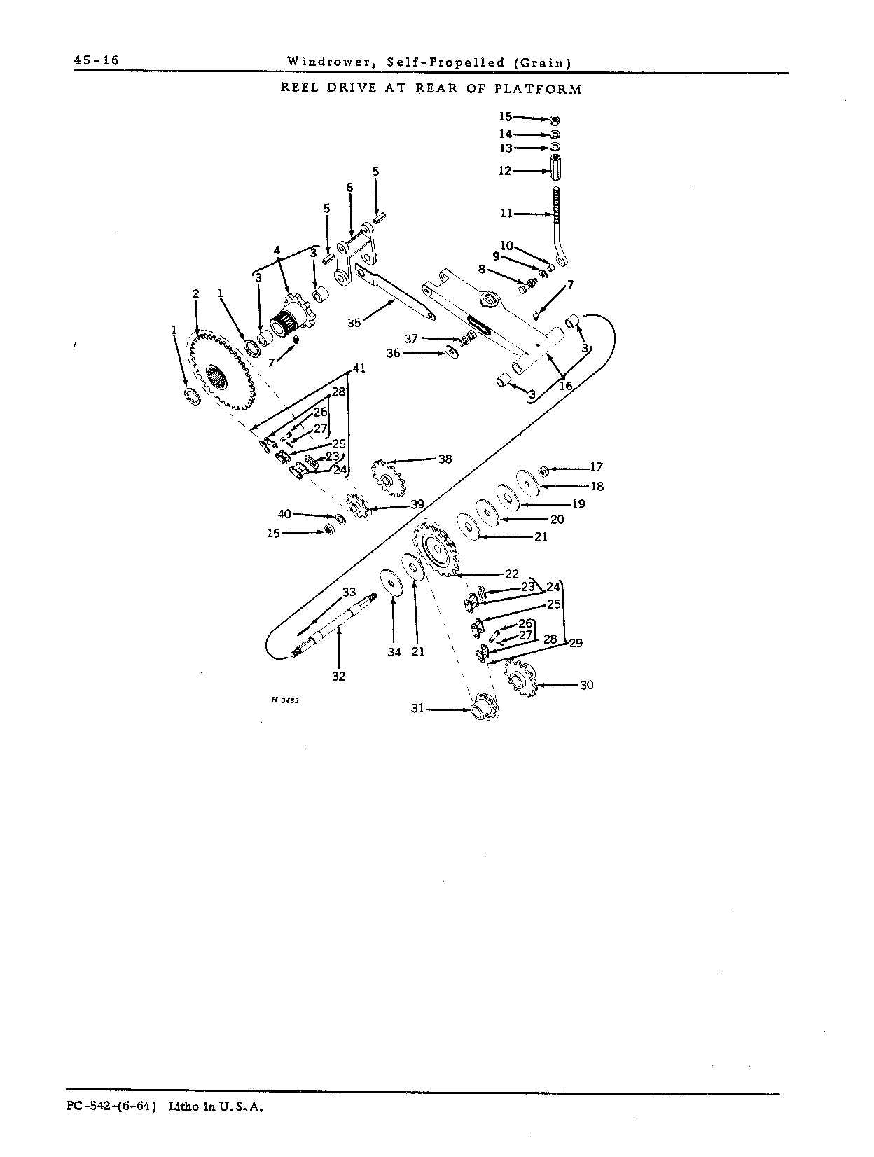 Drives for: Hydraulic Pump (Continued)
