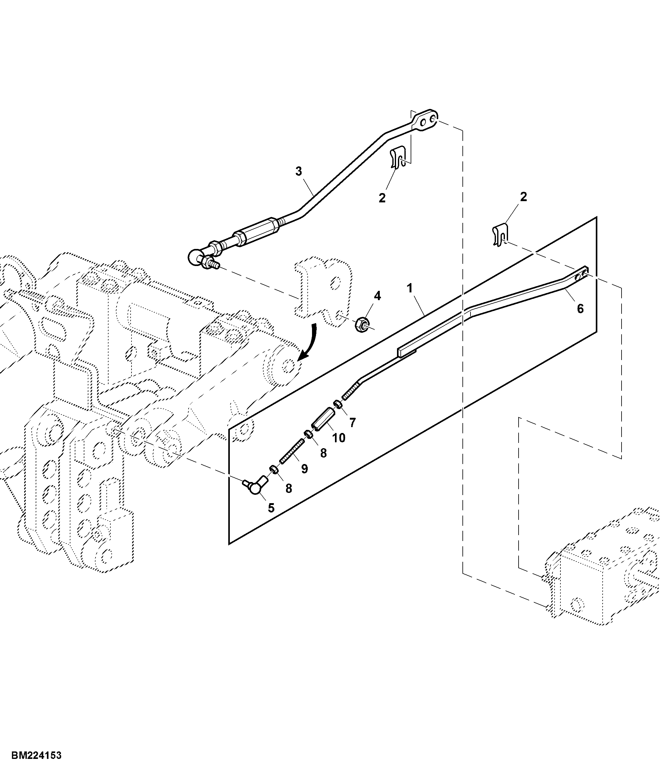 DRAFT ROD ASSEMBLY AND POSITION ROD ASSEMBLY