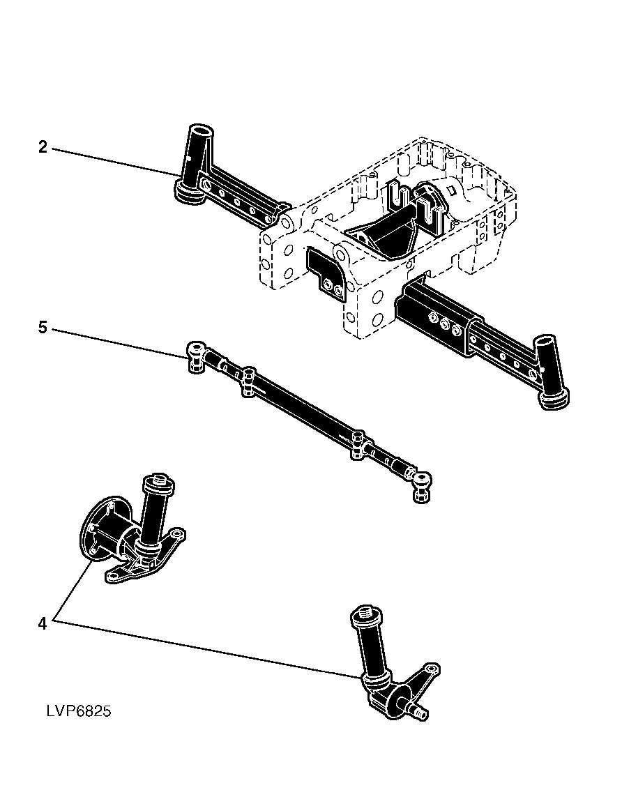 830 Non-Powered Axles Tractor