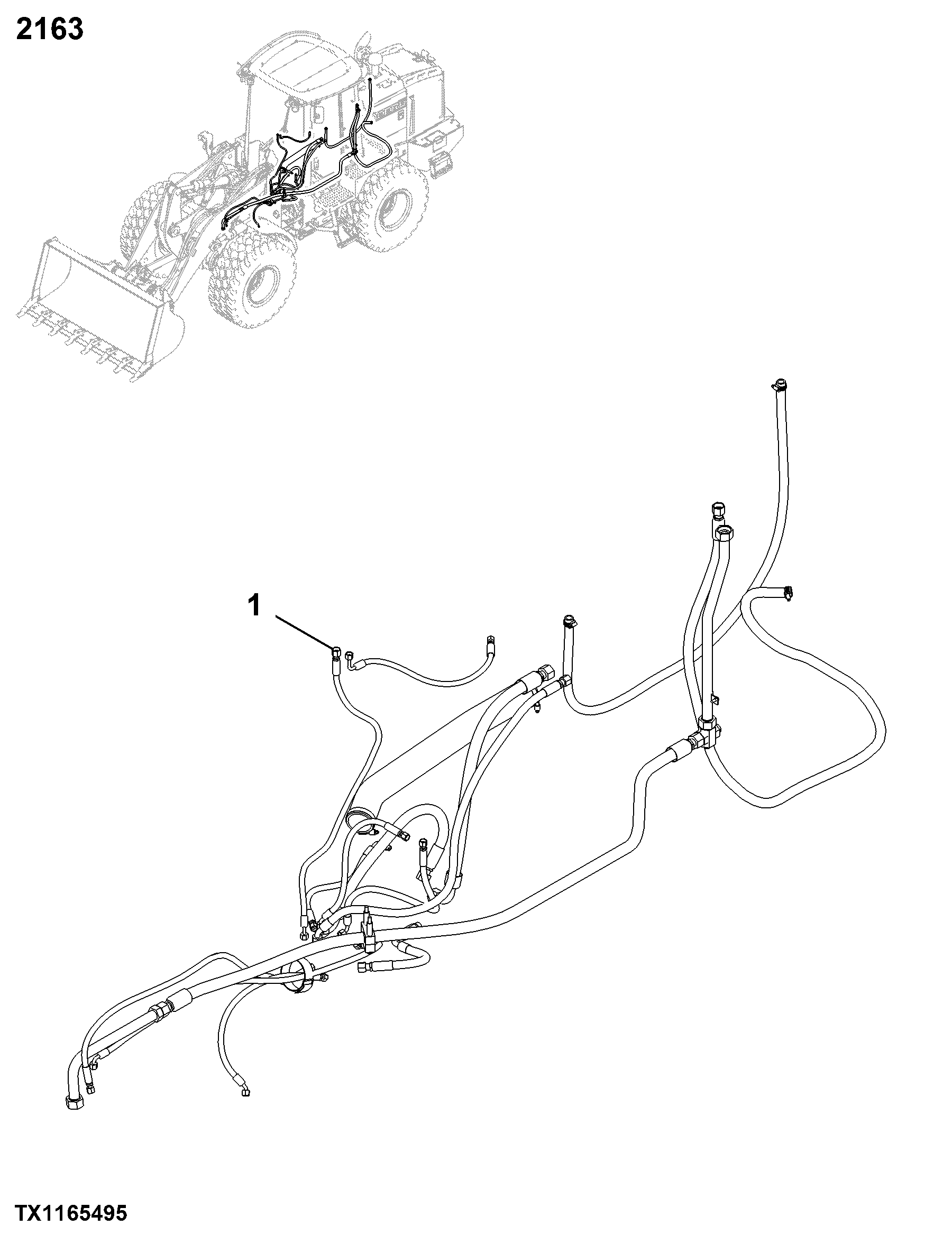 2163 Hydraulic Lines & Hoses