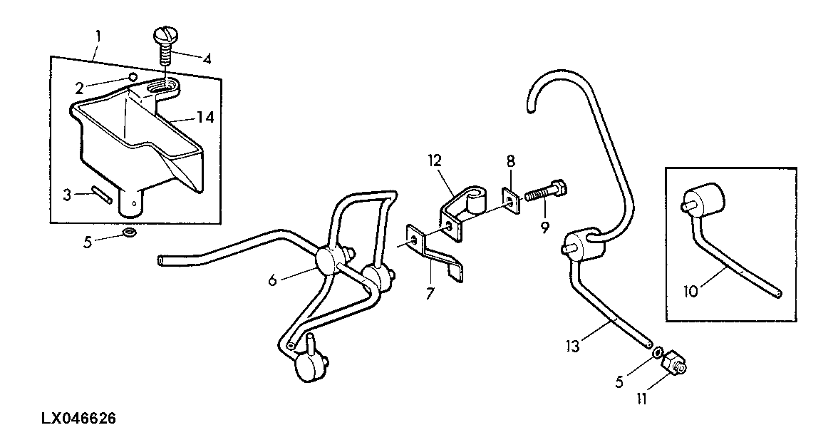 LUBRICATING LINES/OIL CUP (COLLAR SHIFT TRANSMISSION)