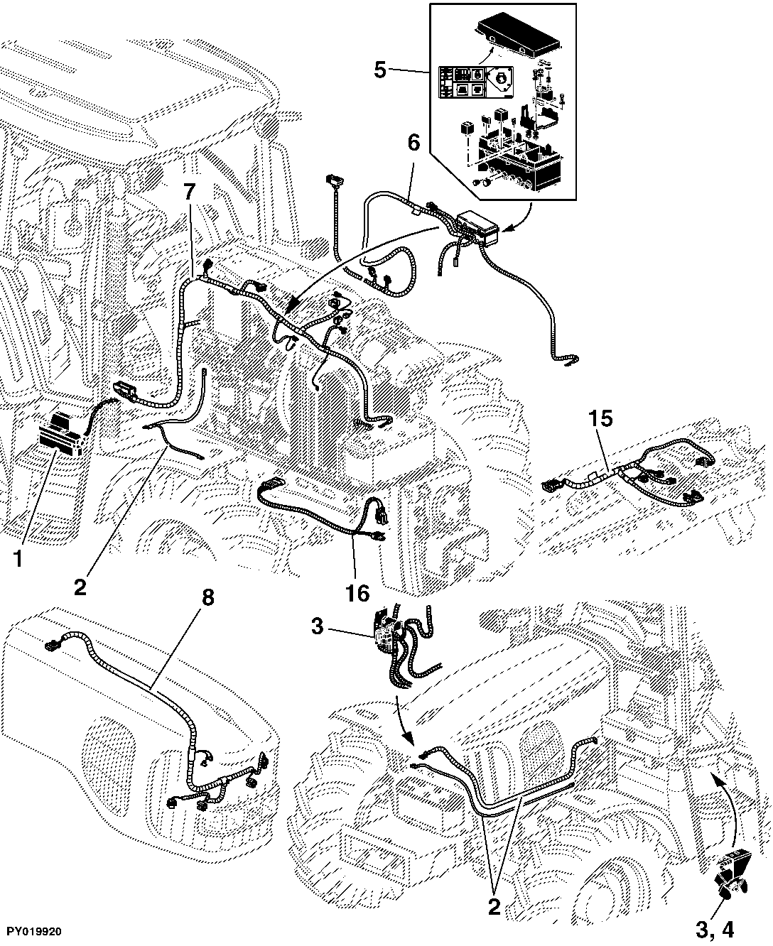 42 ELECTRICAL COMPONENTS / WIRING HARNESSES AND PRECISION FARMING EQUIPMENT