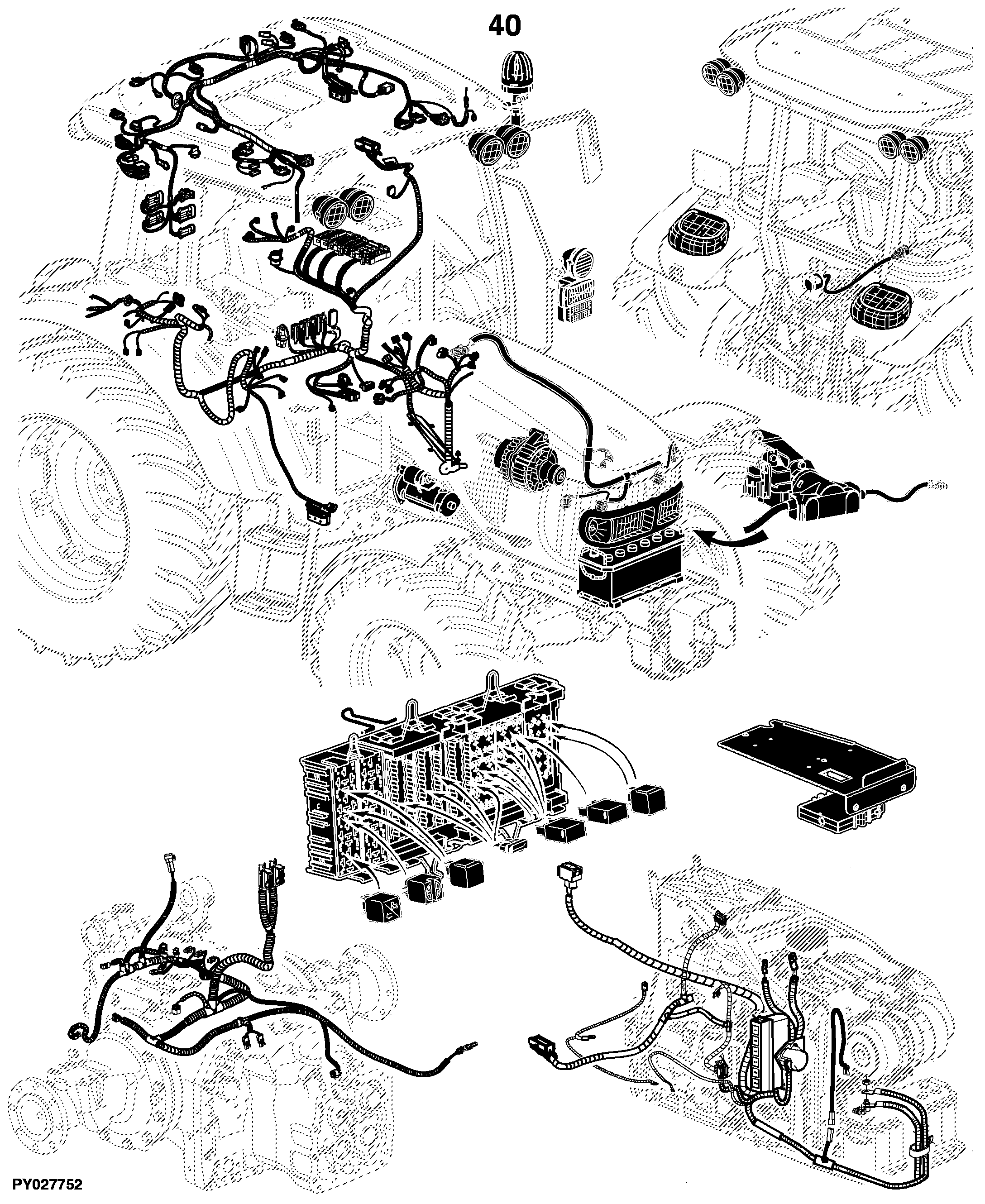 5070M Tractors (Europe Edition, Engine SN: CD4045LXXXXXX)