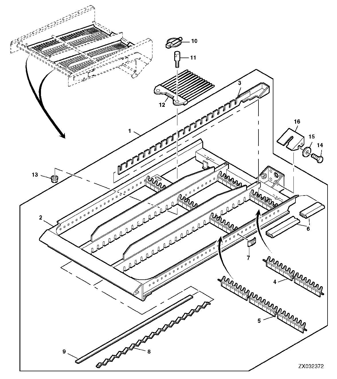 CHAFFER ELEMENT, ELECTRICALLY-ADJUSTABLE, R.H. AND L.H.