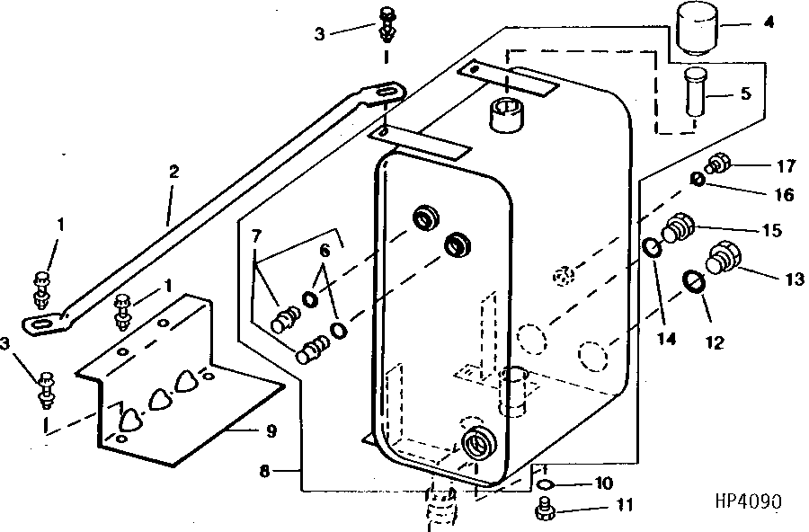 HYDRAULIC/HYDROSTATIC OIL RESERVOIR AND MOUNTINGS
