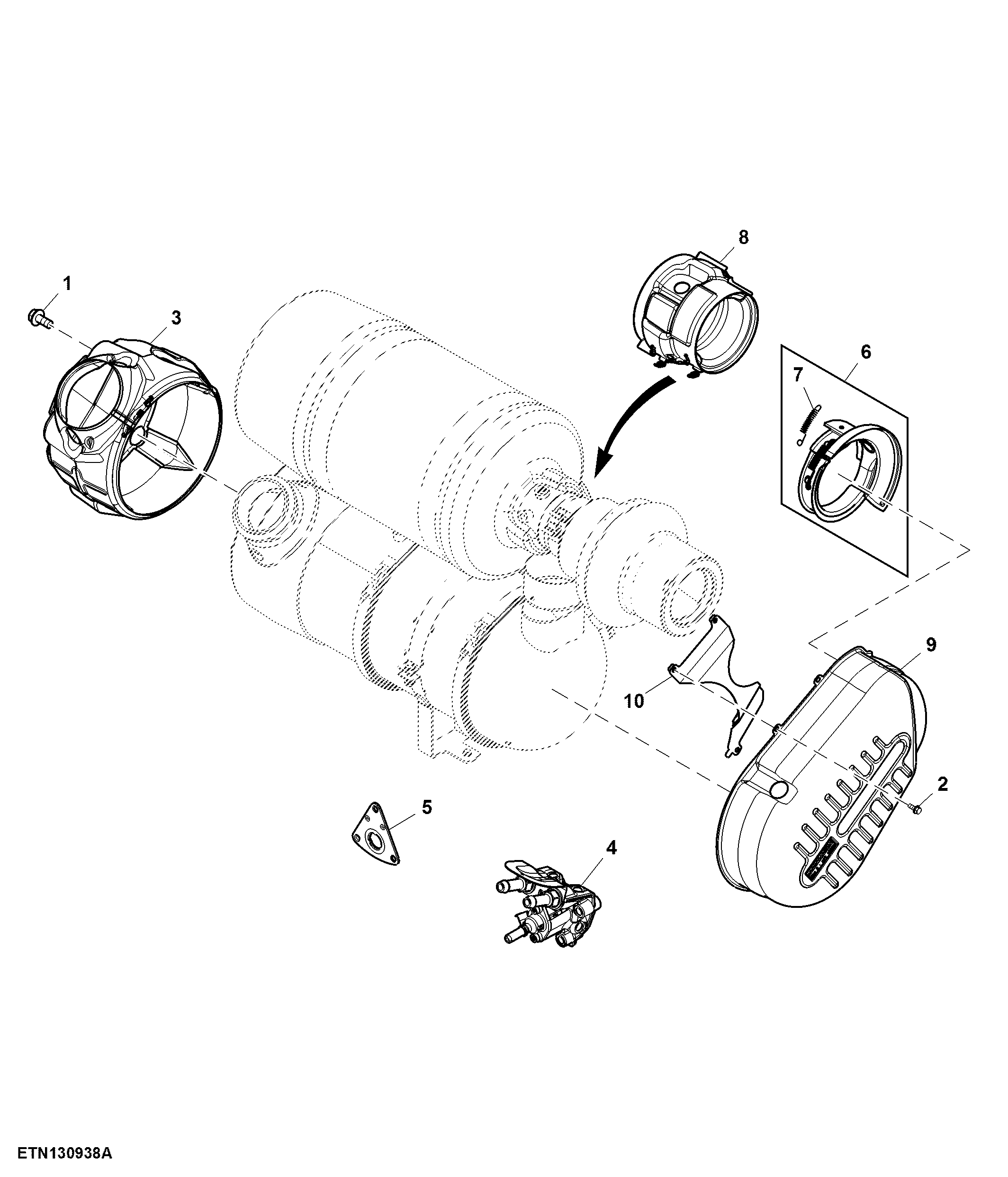 Diesel Oxidation Catalyst and Diesel Particulate Insulating Shields ( - 795000)