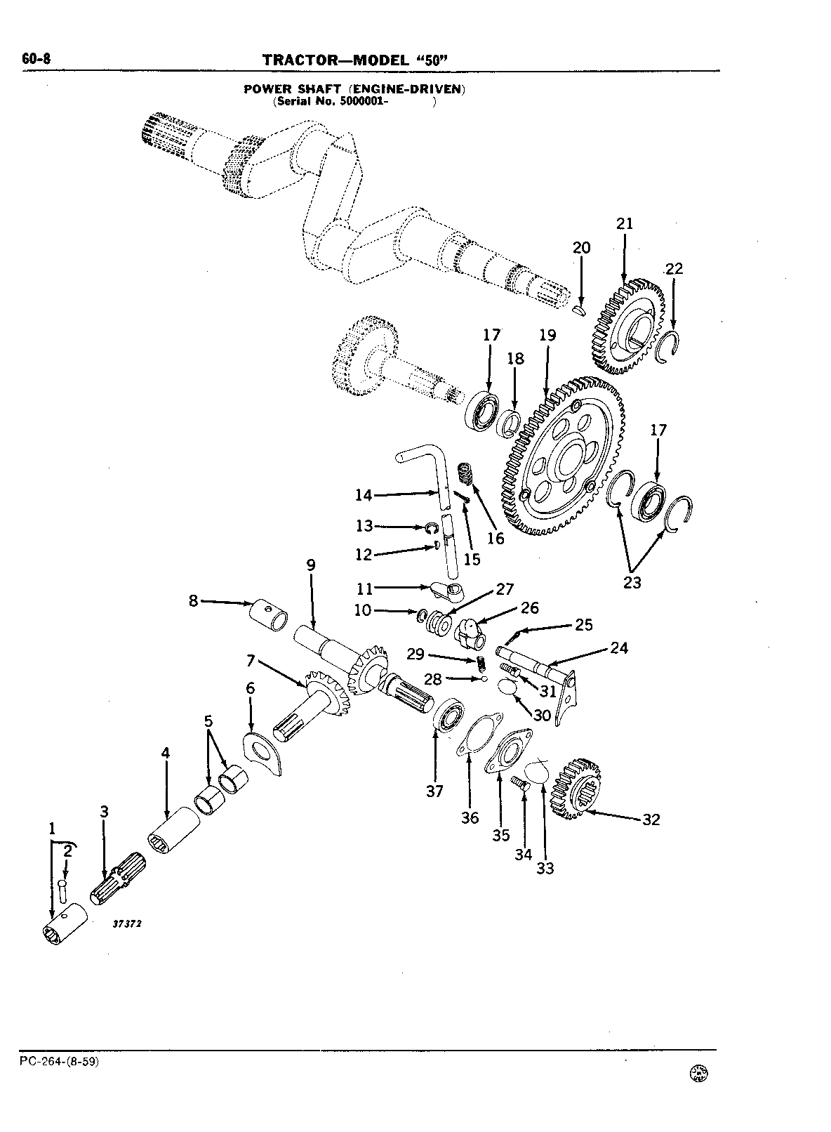 Section 60 - Power Shaft and Power Shaft (Continued)