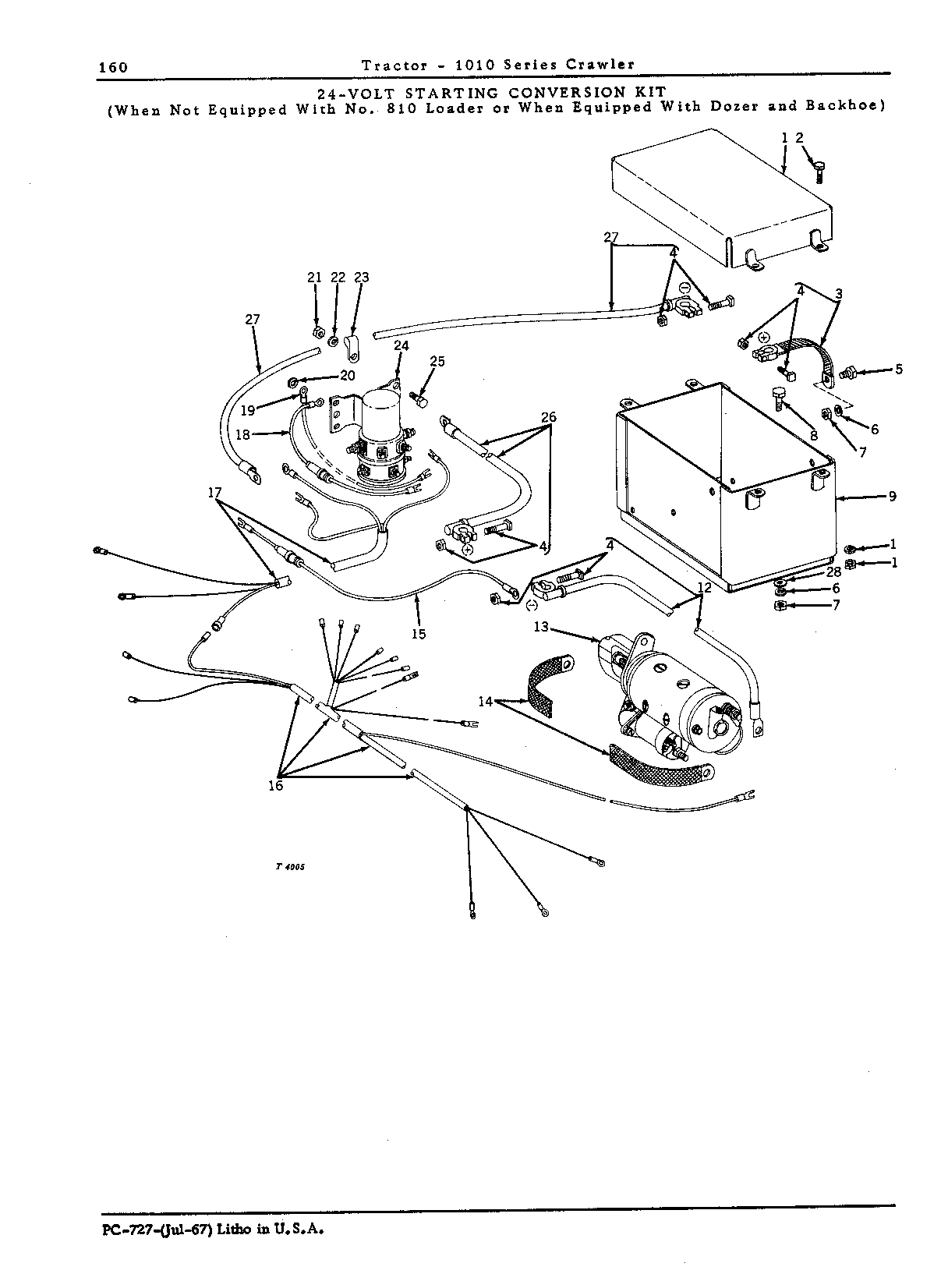 Kit, conversion, 23-volt starting