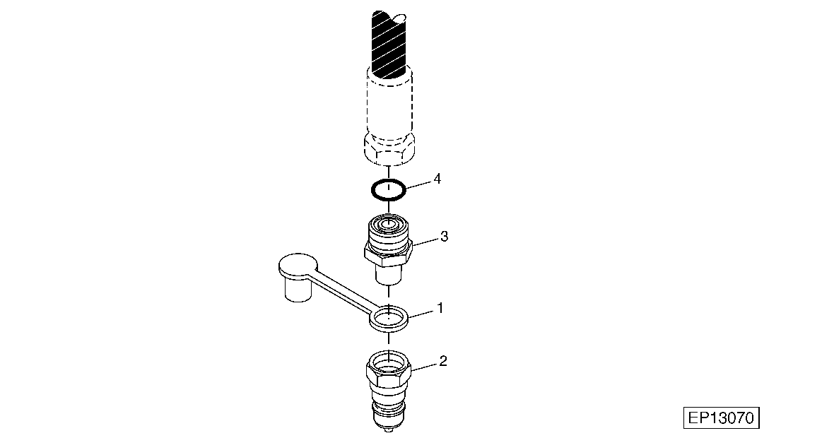 HONEY BEE DRAPER CONVERSION FOR PLATFORM DRIVE MOTOR HOSE
