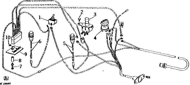SWITCHES AND WARNING LIGHTS (2001 - 260900)