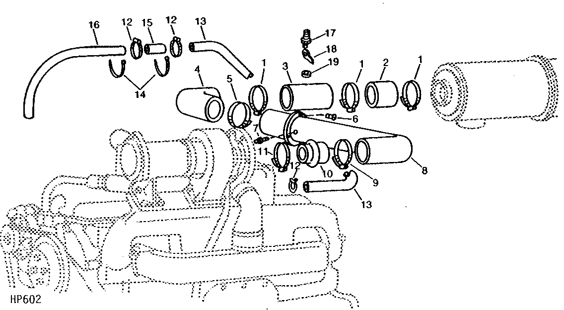 Air Intake Tubes, (6466TH-01 and 6466TH-02)