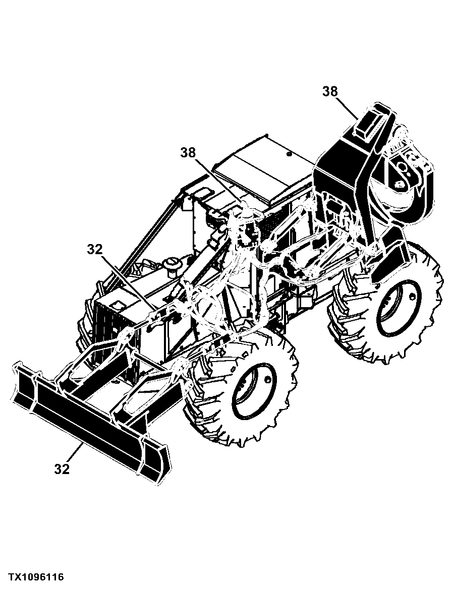 548GIII Grapple Skidder (PIN: 1DW548GX_ _C630436 - C666892)