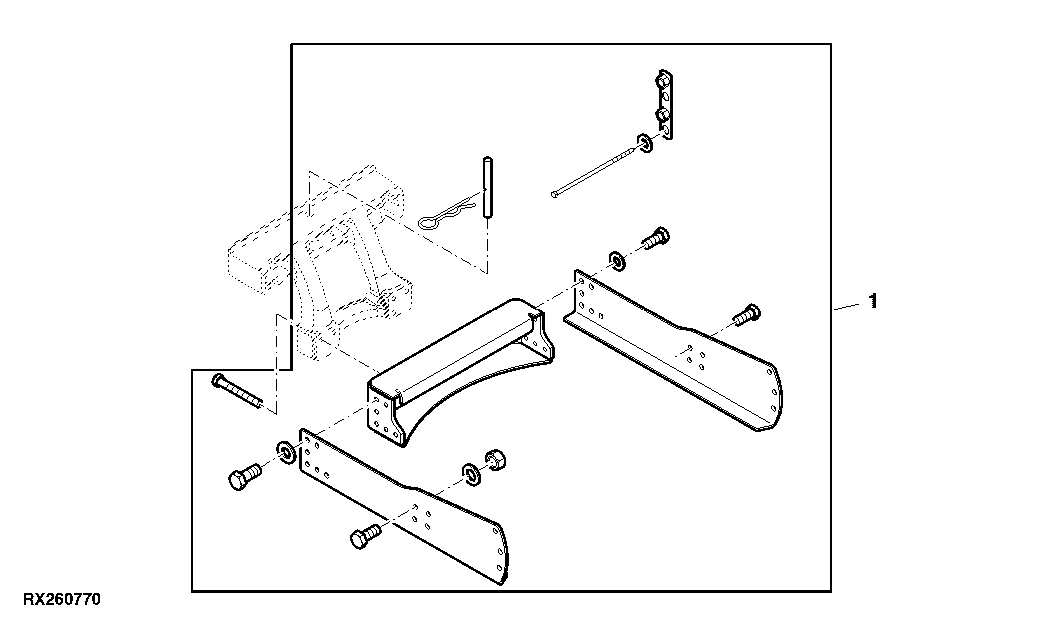 Attachment, Front Weight Bracket