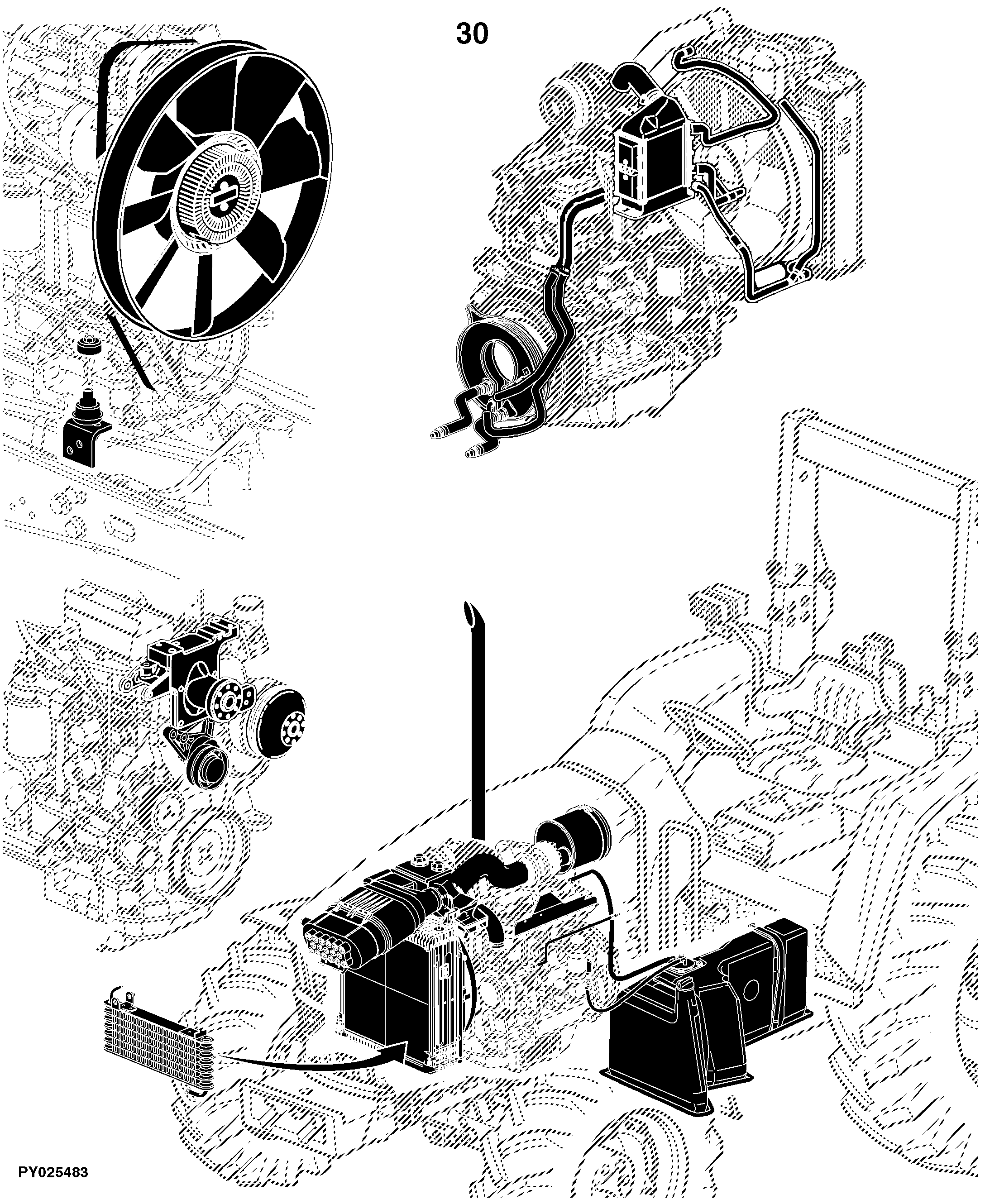 6225 Tractor (Engine 4045HL282) (Europe Edition)