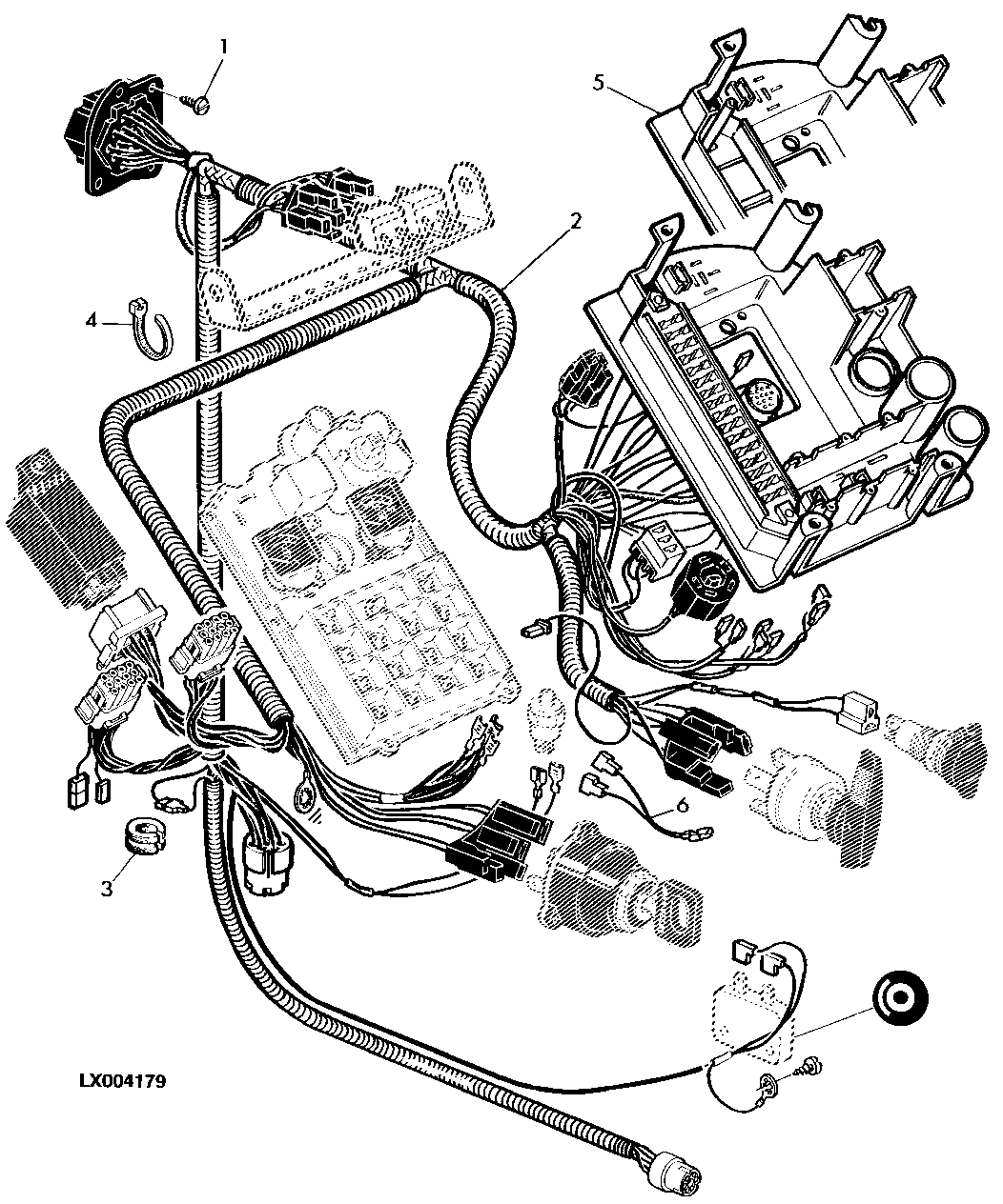 WIRING HARNESSES-DASH WITH DIGITAL SPEED-HOUR METER