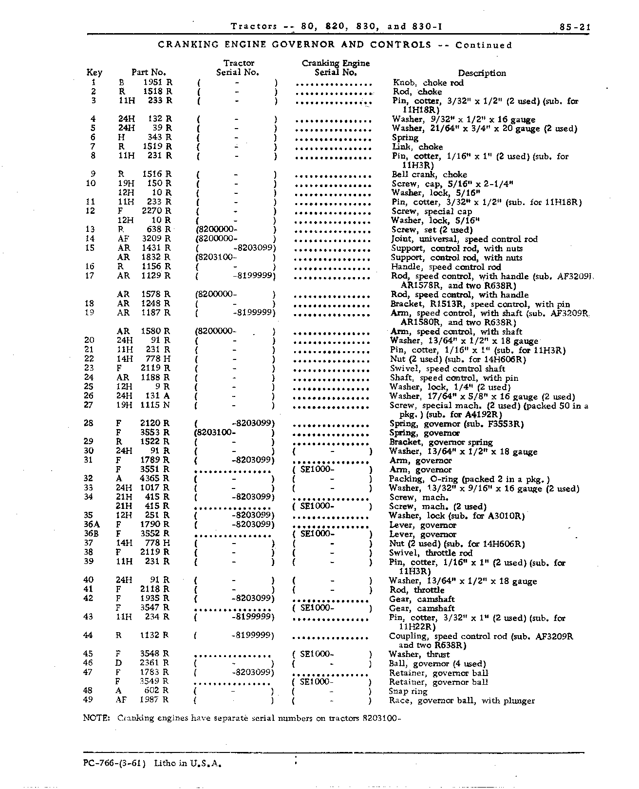 Carburetor, cranking engine (Continued)