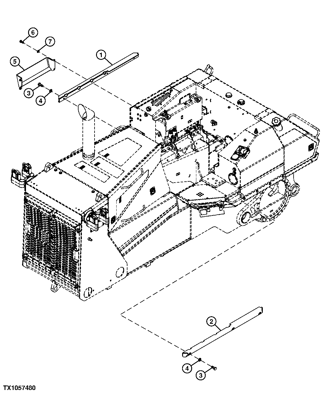 Protection Bars On Side Covers (Waste Handler Package)