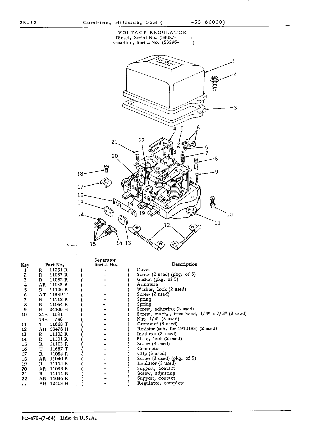 Regulator, voltage (217 and 232 engines)