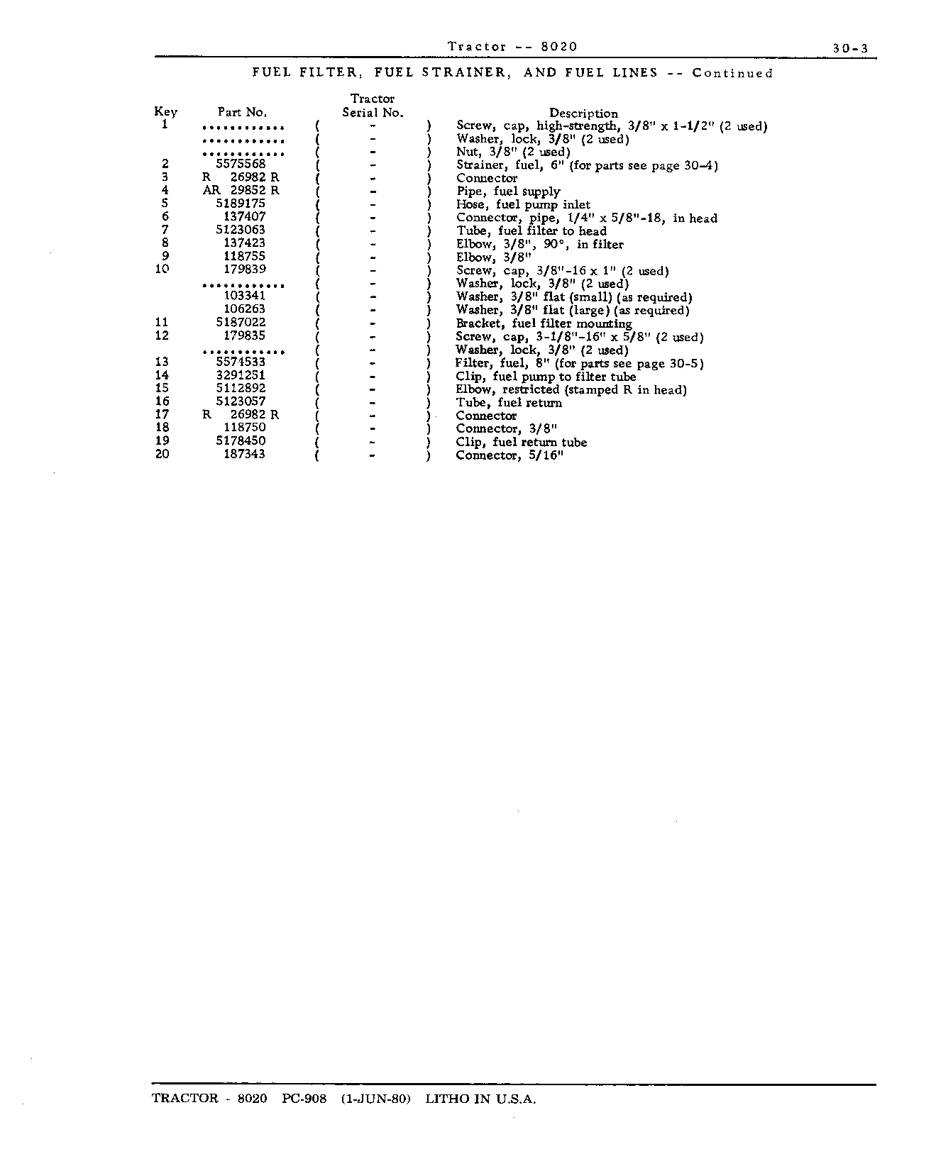 Section 30-Fuel System (Continued)