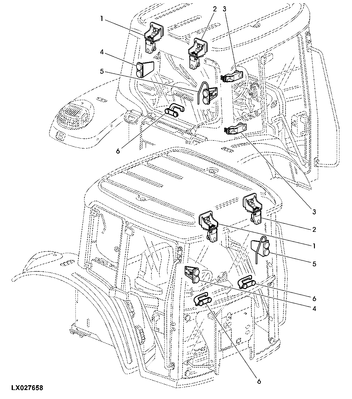PARTS KIT FOR WINDSHIELD, REAR WINDOW AND SIDE WINDOWS