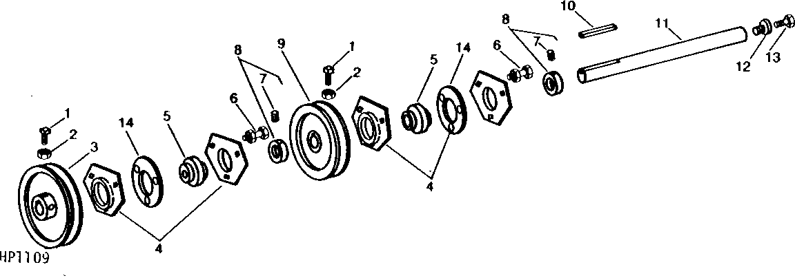 Rotary Screen Drive Shaft (2924TA) (101301 - )