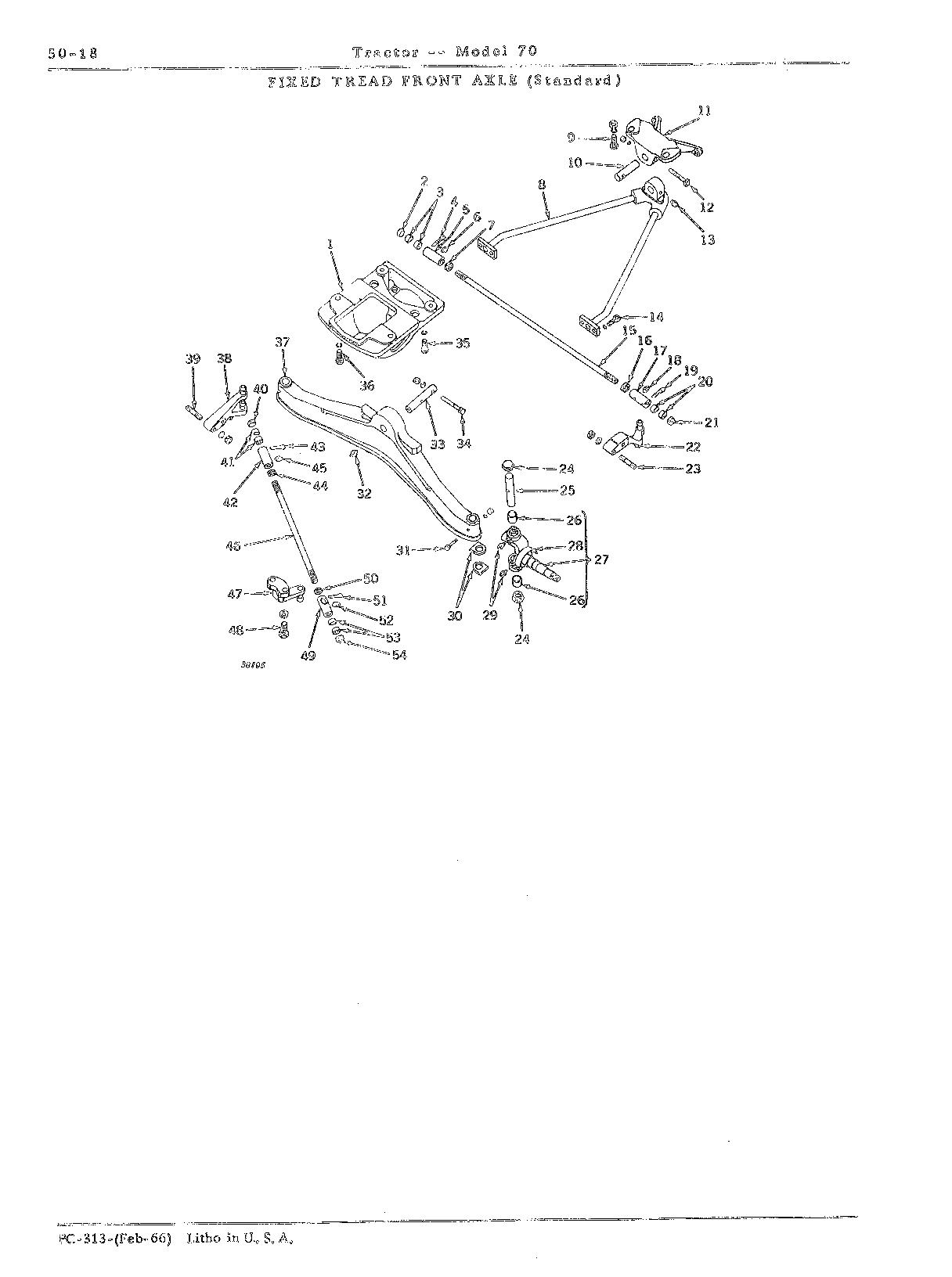 Section 50-Steering Mechanism, Front End Equipment and Rear Wheels (Continued)