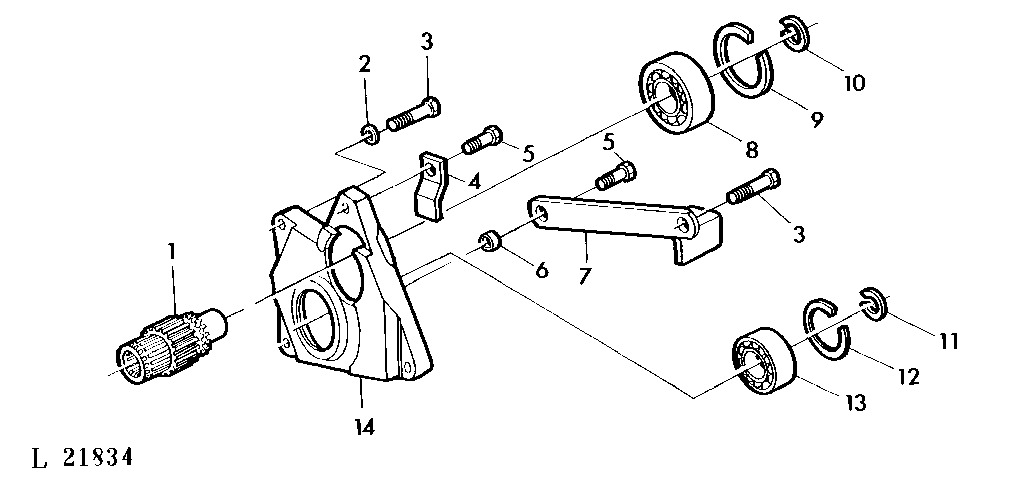 FRONT BEARING SUPPORT (COLLAR SHIFT TRANSMISSION)