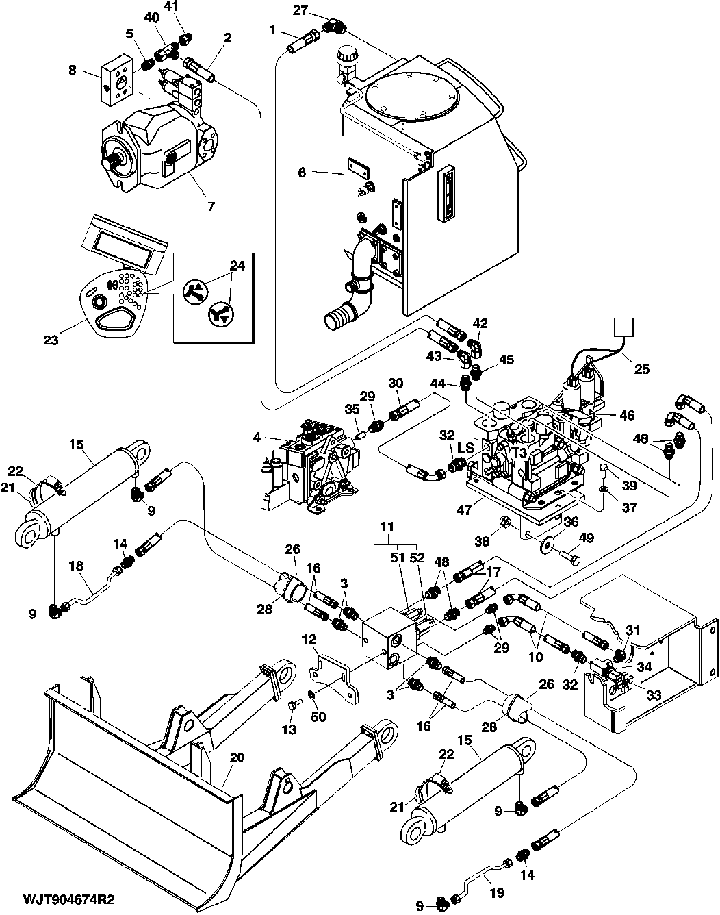 Proportional Dozer Blade Hydraulics ( - 1107)