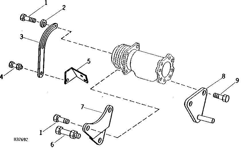 COMPRESSOR MOUNTING AND SUPPORTS ( - 615400)