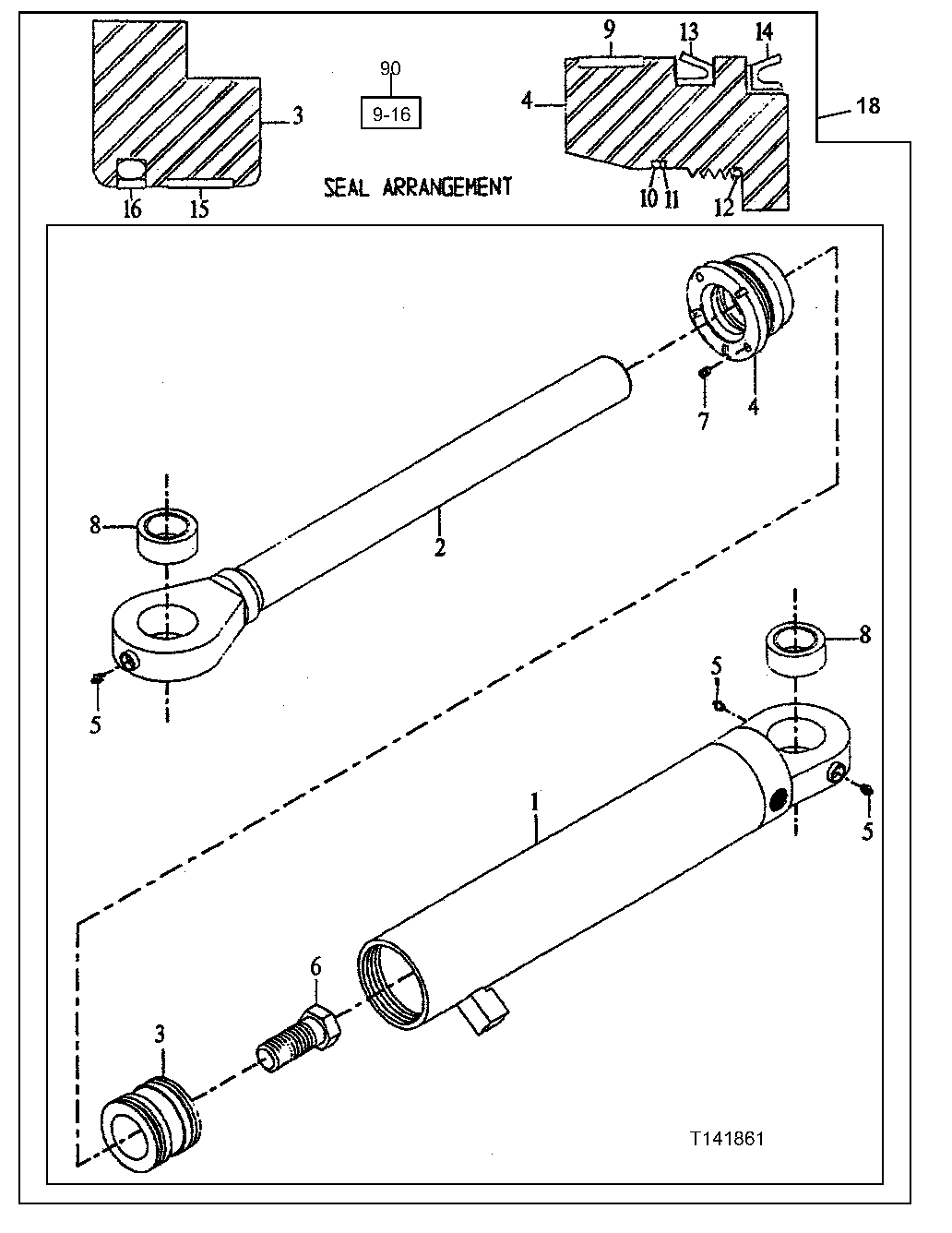 Accumulator Arm Cylinder (Grapple) (784378 - )