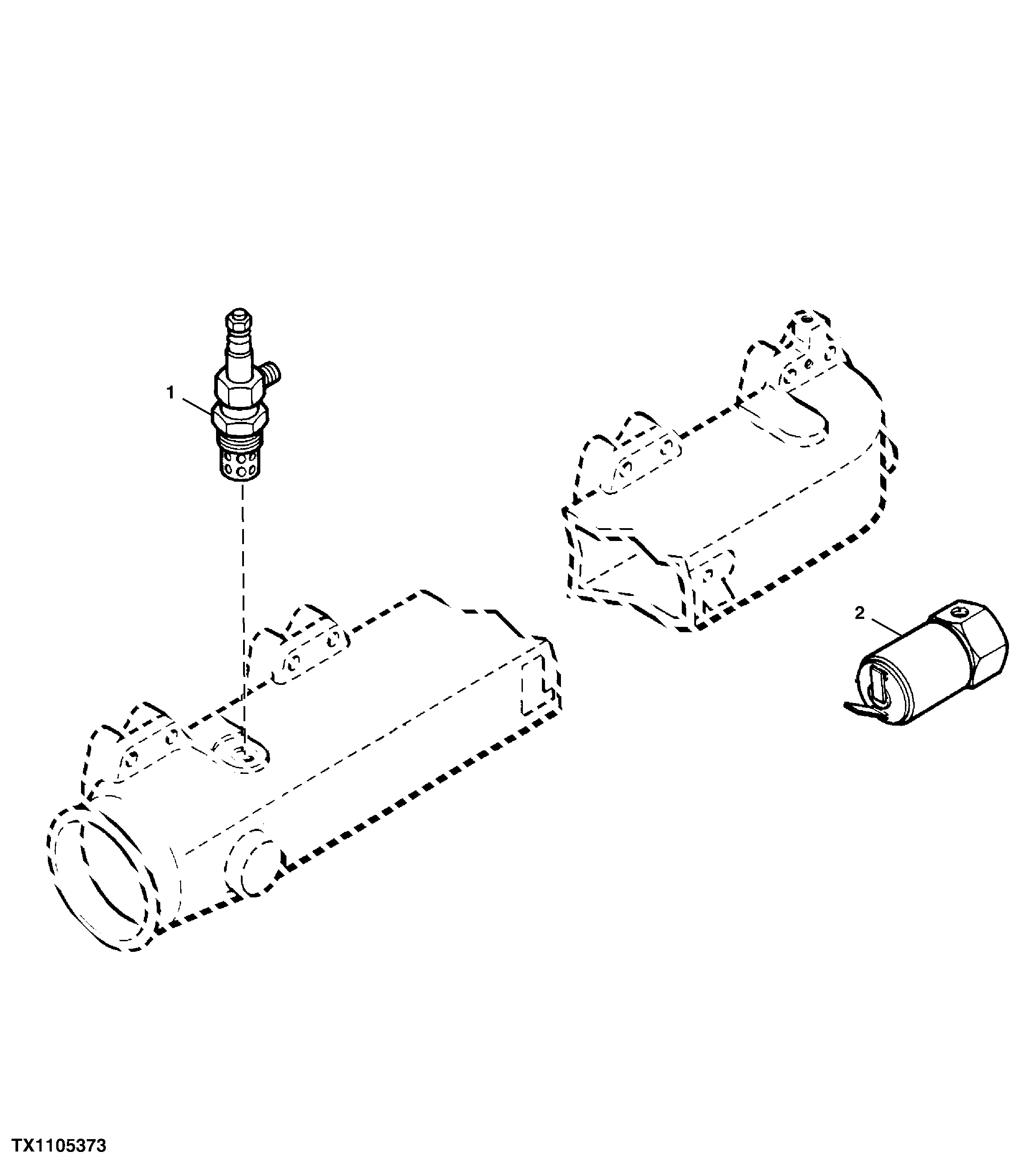 STARTING AID GLOW PLUG AND SOLENOID