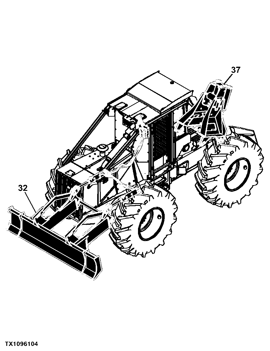 540GIII Cable Skidder (PIN: 1DW540GX_ _C630436 - C666892)
