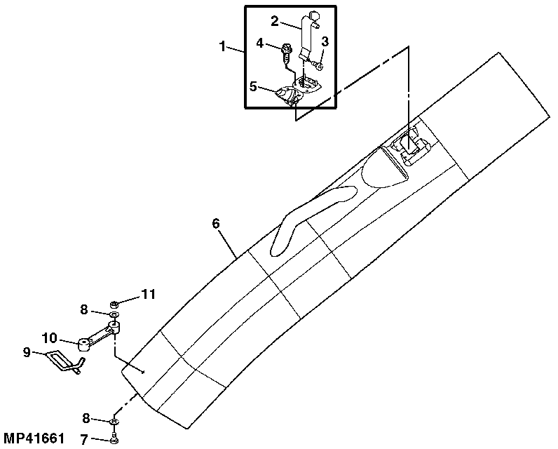 LOWER CHUTE (QUICK-TATCH POWERFLOW AND 2-BAG MCS)