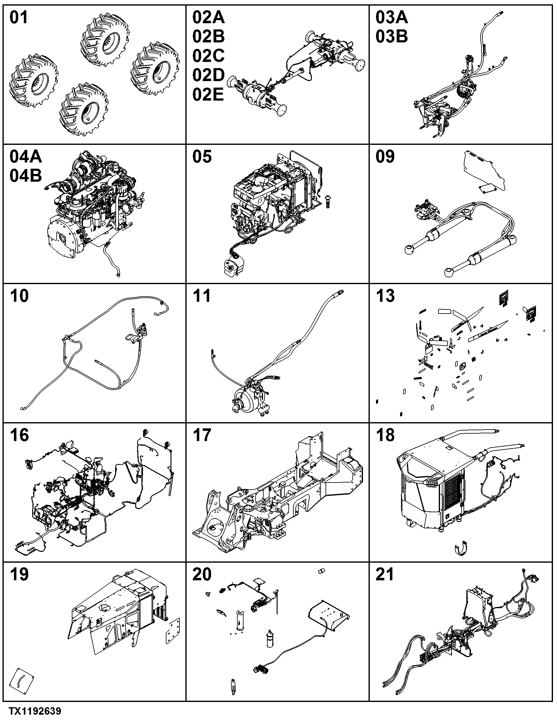 843L Wheeled Feller Buncher (PIN: 1DW843LX_ _F666898- )