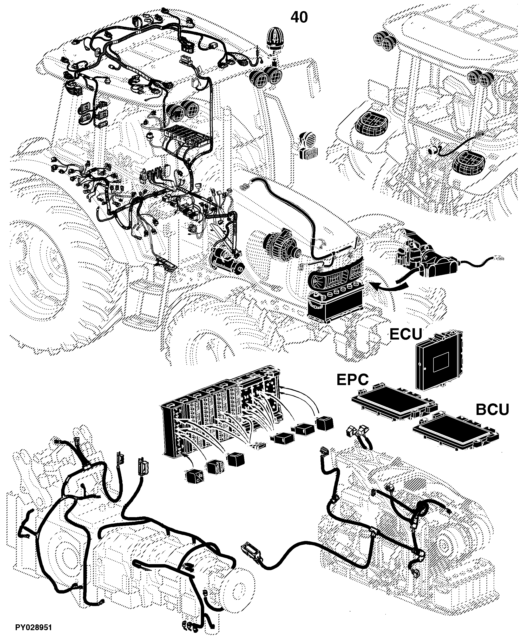5090R, 5090RN Tractors (Europe Edition, Engine SN: CD4045LXXXXXX)
